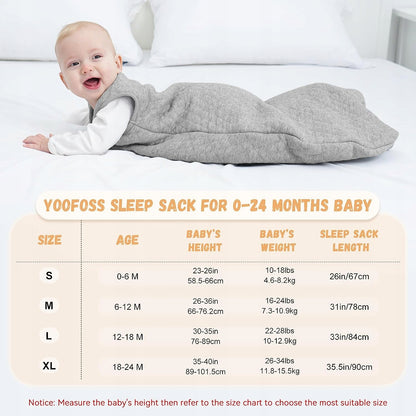 YOOFOSS 2.5 TOG sleep sack 0–6 months