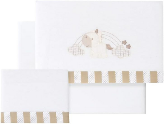 INTERBABY 3 részes ágyneműgarnitúra 60x120 / 40x60 / 110x155