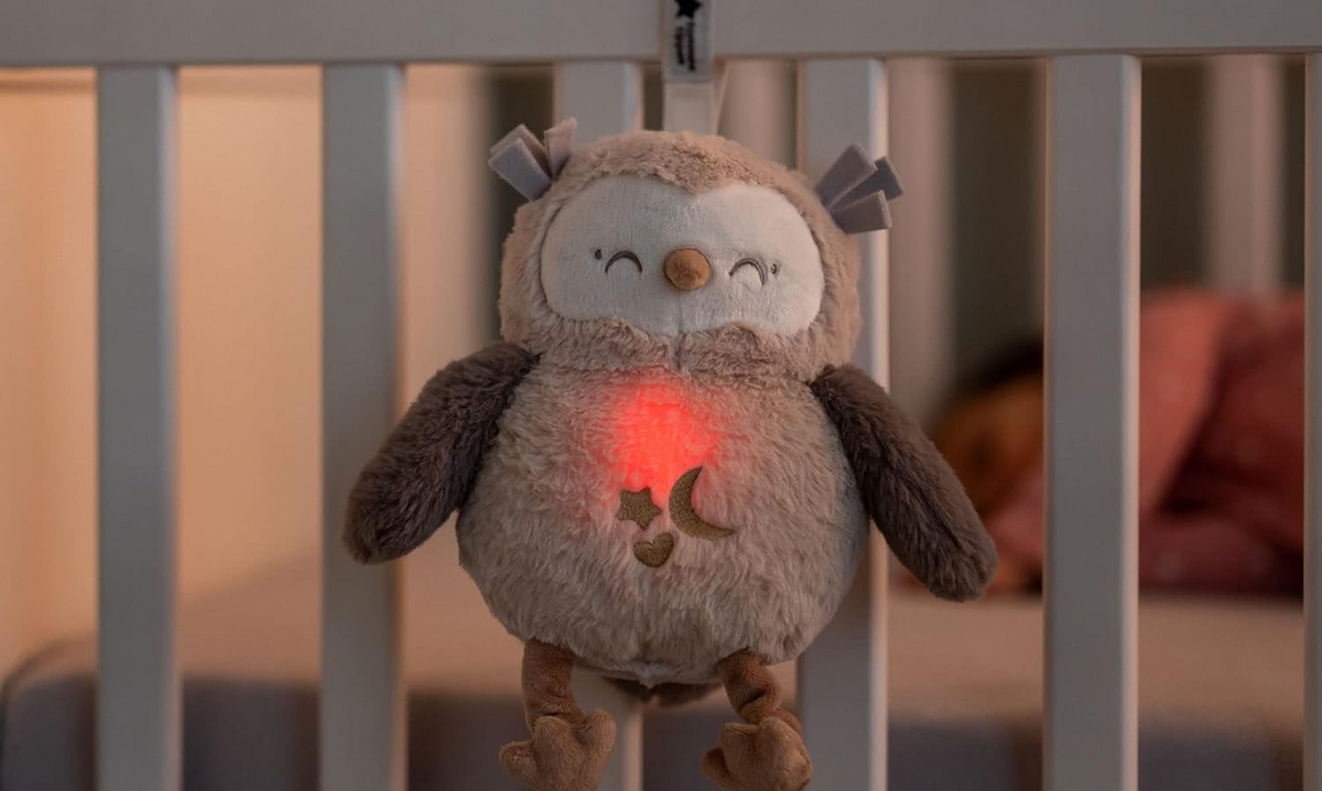 TOMMEE TIPPEE Sova Ollie Deluxe MOJKÁČIK lampička, zvuky