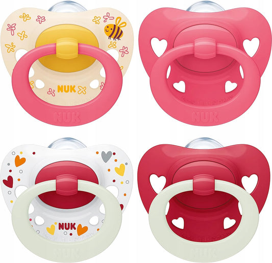 NUK SIGNATURE chupete calmante DAY&NIGHT x4 6-18m