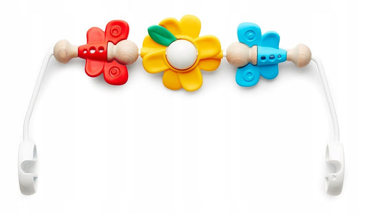 BABYBJORN Flying Friends dreveno-plastový oblúk k ležadlu 31 cm