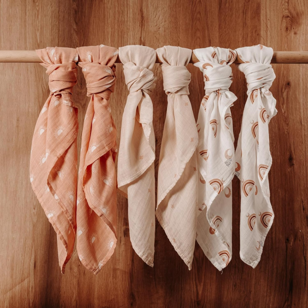 GLLQUENmuslin nappies x6dimensions 70 x 70 cmnew condition, replacement packaging