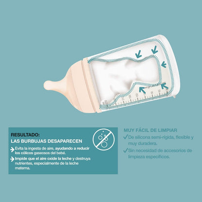 SUAVINEX butelka ZERO ZERO 180ml x2 Adaptable Flow (A)