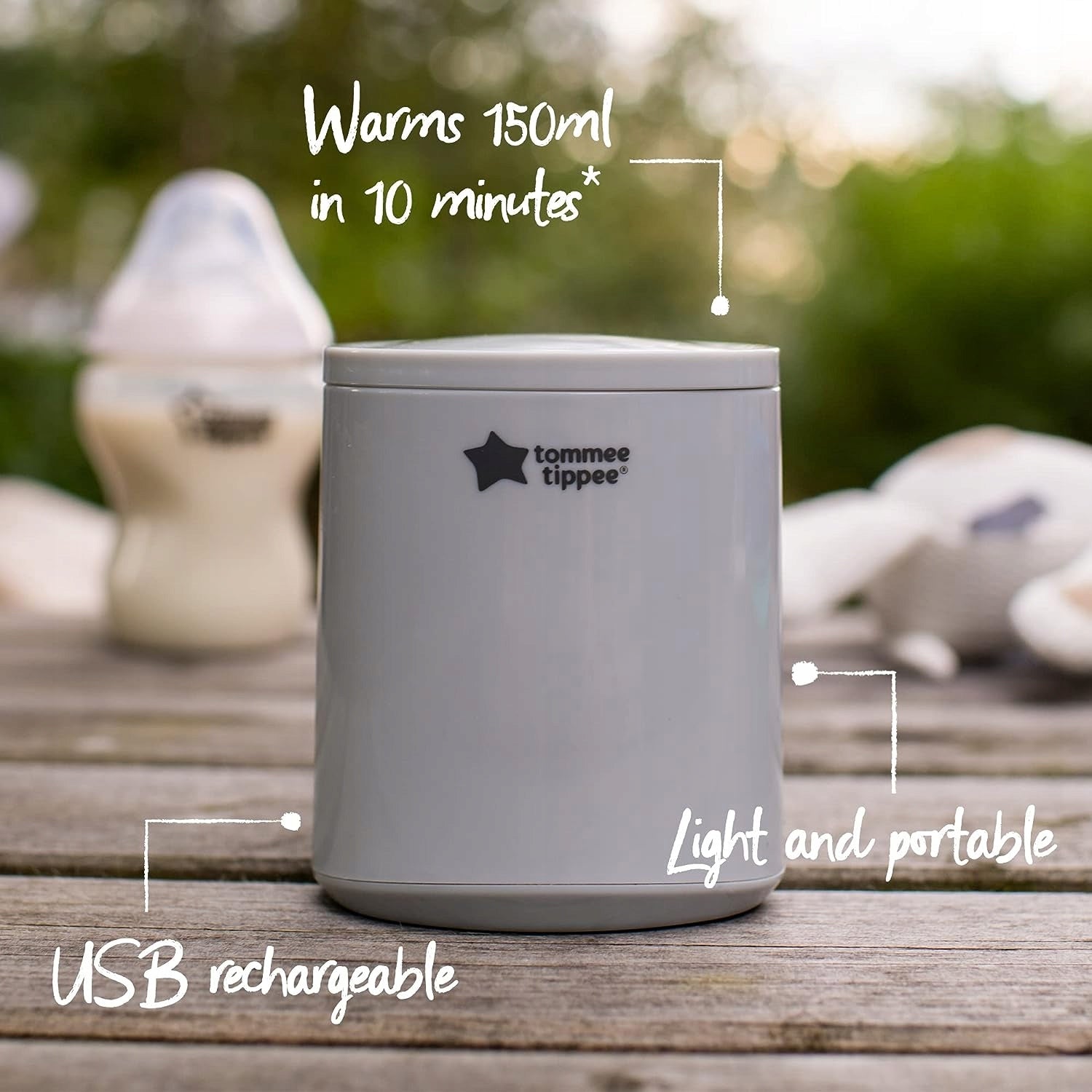 TOMMEE TIPPEE LetsGo podróżny podgrzewacz USB