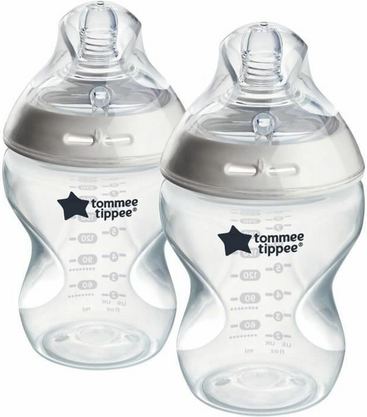 TOMMEE TIPPEE Natural Start cumisüveg 260 ml 2 db ANTI-COLIC 0 hónap+