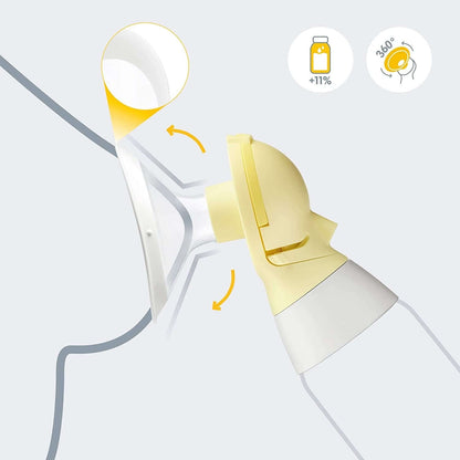 MEDELA Freestyle Flex podwójny LAKTATOR 2-fazowy, 360° wygodny lejek zwiększający przepływ pokarmu