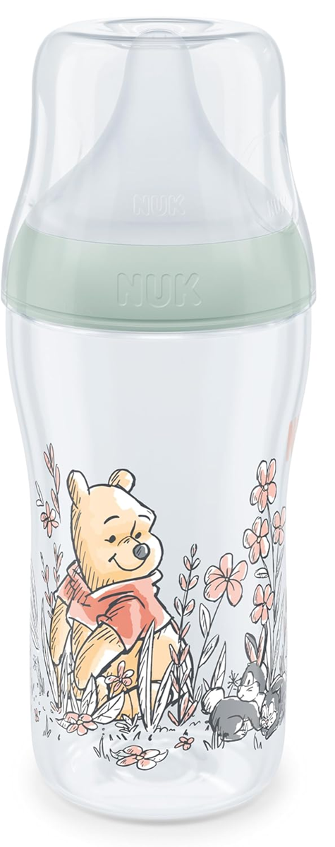 NUK Perfect Match cumisüveg 260 ml 3 hó+ M méretű cumifej, MICIMACKÓ