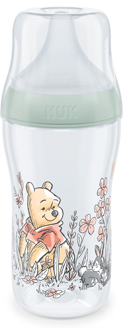 NUK Perfect Match cumisüveg 260 ml 3 hó+ M méretű cumifej, MICIMACKÓ