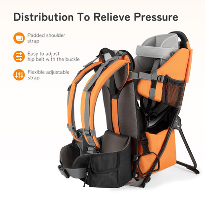 BESREY KRAXE Babytrage Wanderkraxe 6-36 Monate
