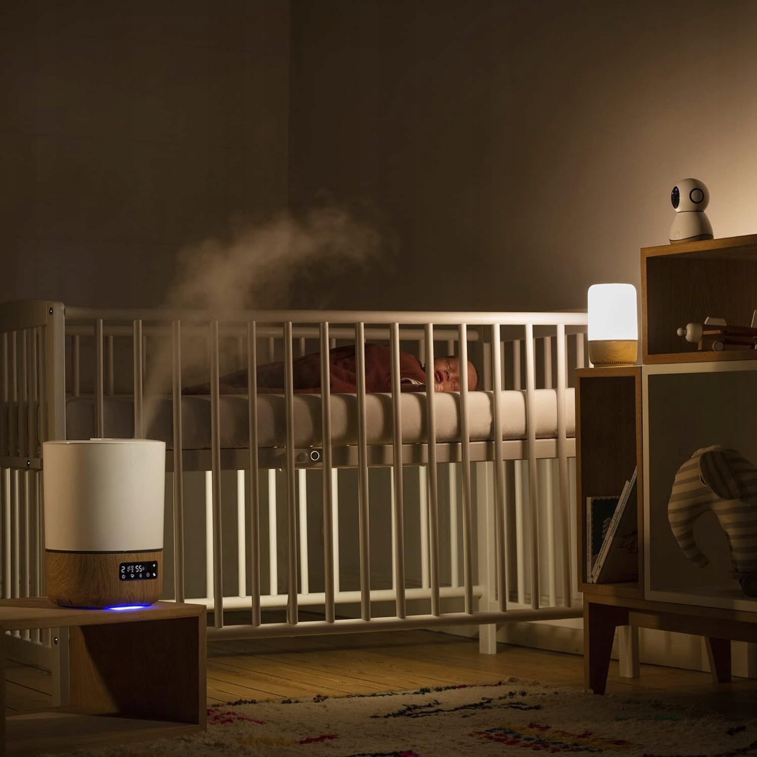 MAXI-COSI Breathe távolról vezérelhető, 24 órás üzemidejű párásító, Connected Home alkalmazás