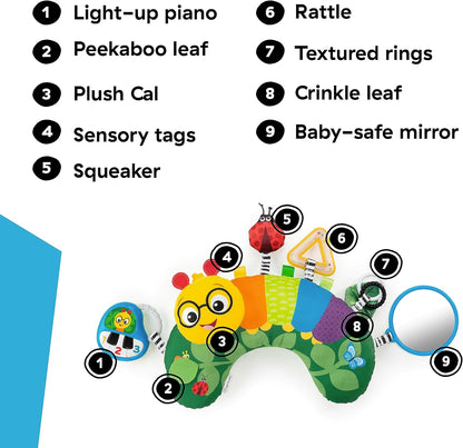 Μαξιλάρι παιχνιδιού BABY EINSTEIN για την κοιλιά, κάμπια 0+