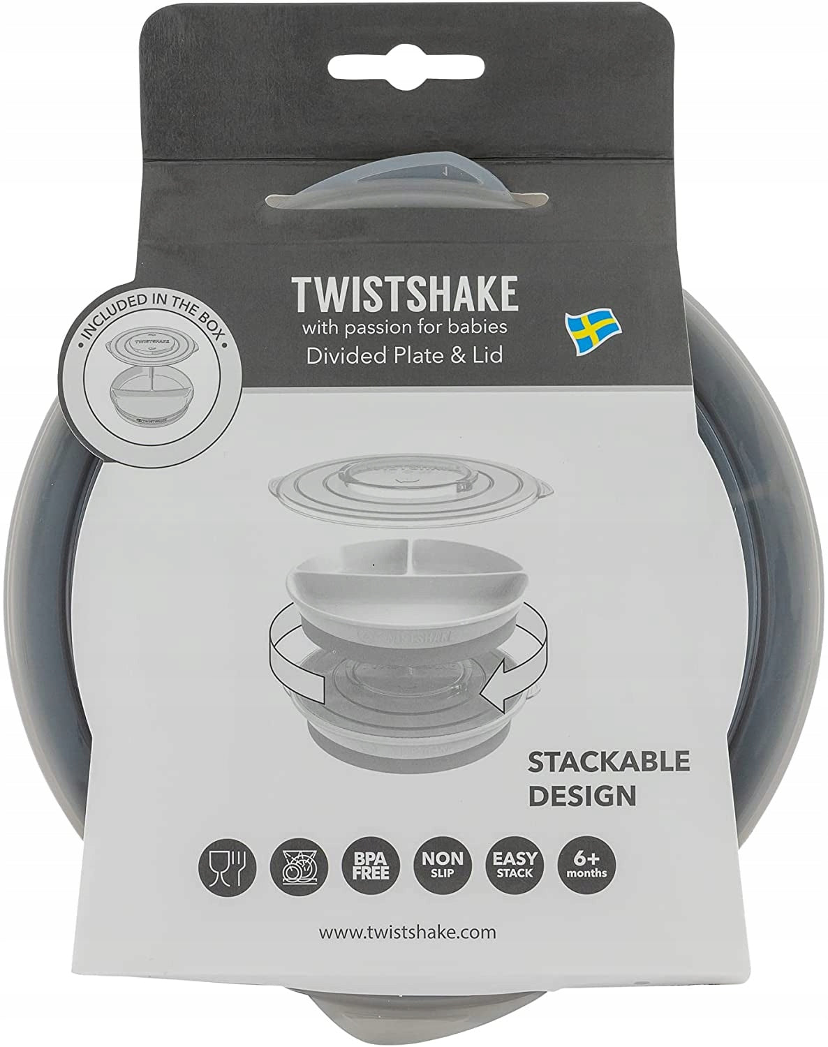 TWISTSHAKE CLICK MAT alátét tányérral, 6 hónapos kortól