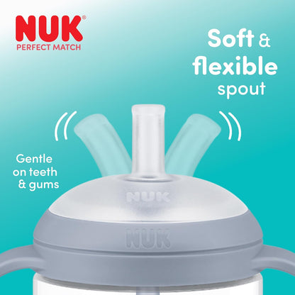 NUK Perfect Match Learner Cup Straws 8m+ x2