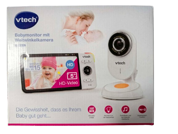 VTECH VM818 HD 5" LCD baby monitor