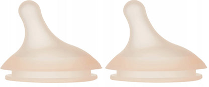 SUAVINEX Zero Zero smoczek do butelki x2 3m+