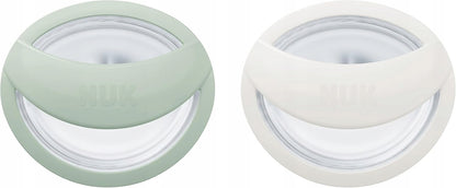 NUK MommyFeel soother x2, storage box