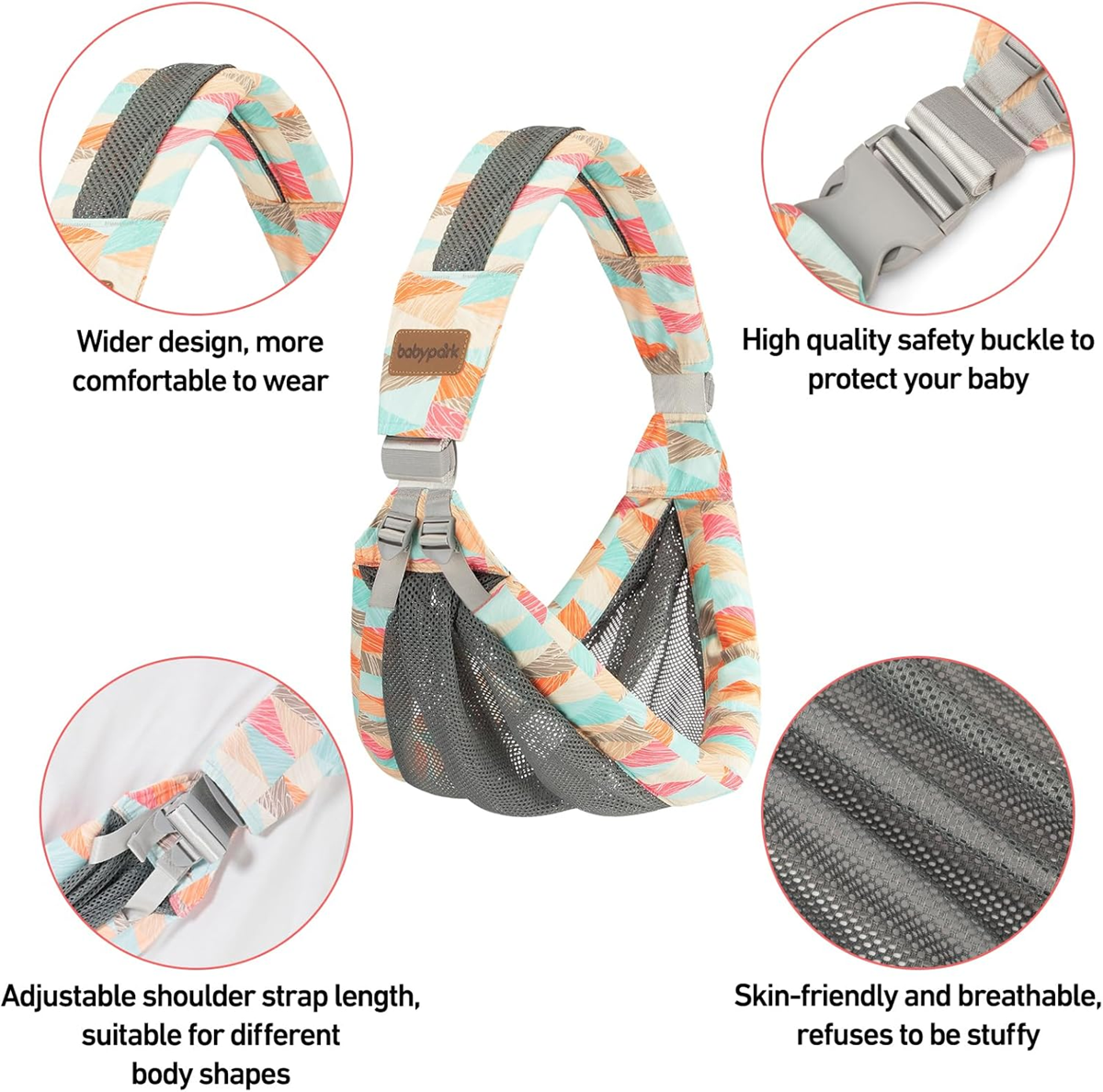 IULONEE soft baby carrier, belt