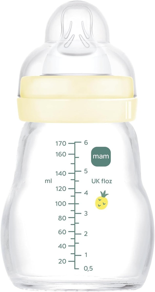 MAM Feel Good üveg cumisüveg 170 ml 0 hó+ 1-es cumifej