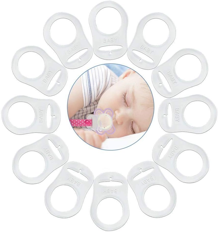 VOARGE pacifier chain clips x 12