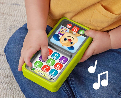 FISHER-PRICE interaktív SMARTFON 75 angol nyelvű dallal, mondattal és hanggal