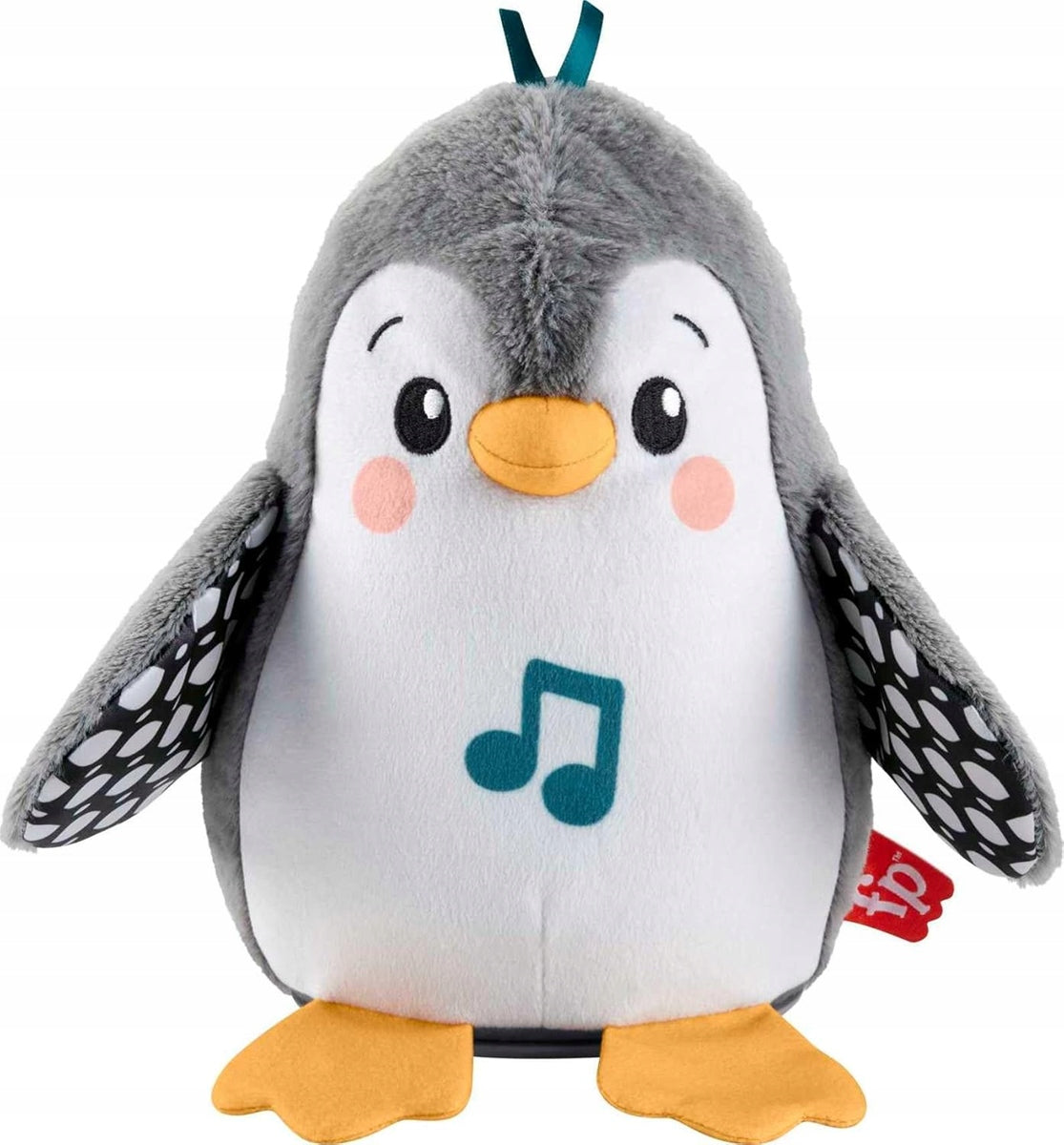 FISHER-PRICE HNC10 zenélő billegő pingvin, 21 cm