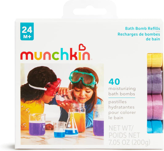 MUNCHKIN Colour Buddies színező és hidratáló fürdőgolyók x40