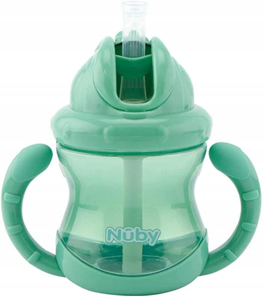NUBY cseppmentes szívószálas pohár 12 hónap+ 270 ml