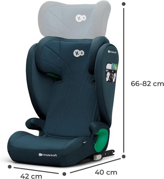 KINDERKRAFT JUNIORFIX2 i-Size silla de coche 9-36 kg grupo 1/2/3