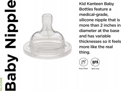 KID KANTEEN tétines pour biberons x2 débit moyen