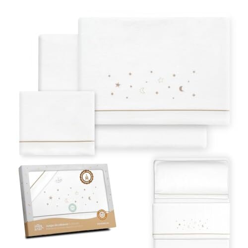 INTERBABY crib bedding set 50x80 cm