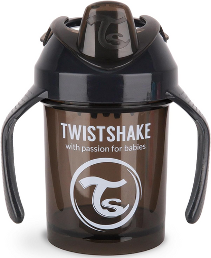 TWISTSHAKE Mini Cup netekoucí hrnek s náustkem a mixérem 230 ml 4 m+