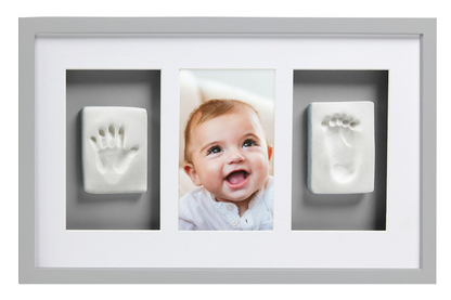 PEARHEAD Cornice deluxe in legno per foto e impronte 24 x 42 cm + argilla