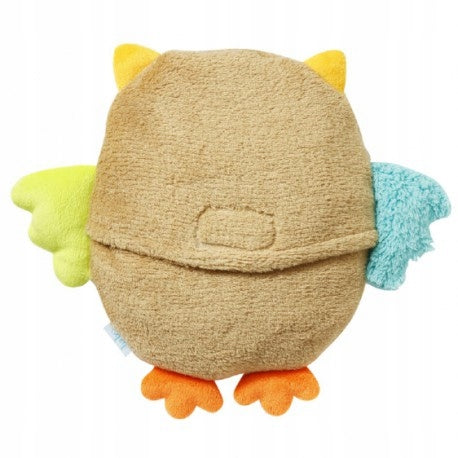 FEHN Forêt Endormie peluche chouette BOUILLOTTE