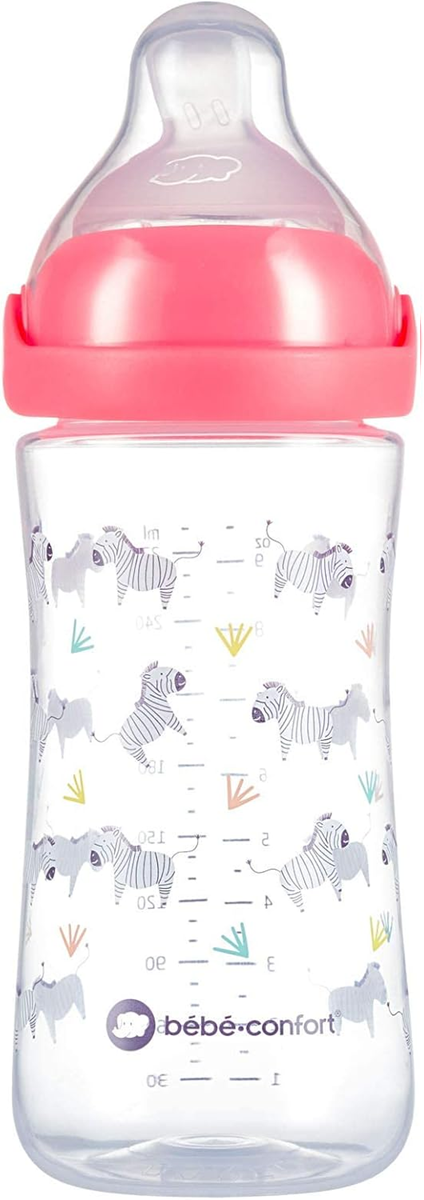 BEBE CONFORT Emotion Physio cumisüveg 270 ml 0–12 hónap cumi M
