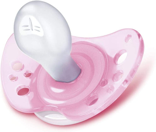 CHICCO MICRO PhysioForma szilikon cumi, 2 db, 0–2 hónapos korig, VILÁGÍT