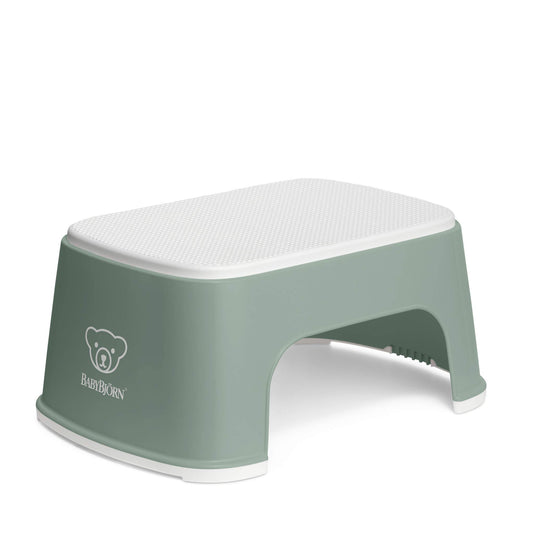 BabyBjörn Step Stool csúszásmentes fellépő gyerekeknek zöld-fehér