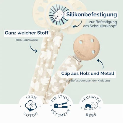 Biolane pamut cumitartó csipesz, függő