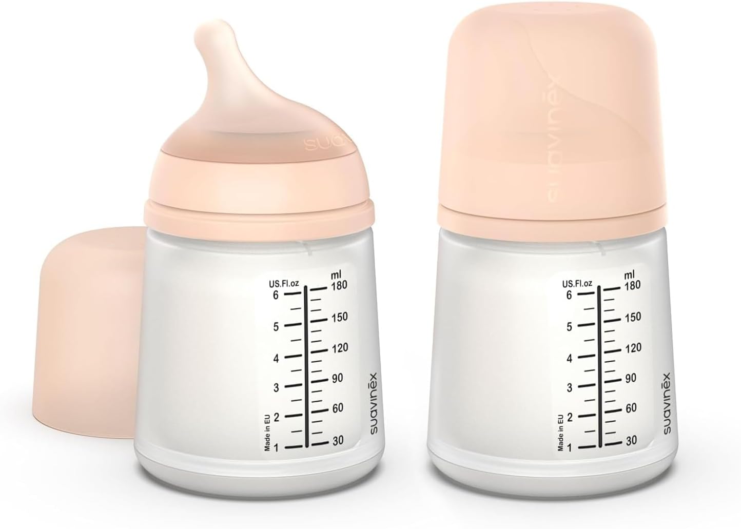 SUAVINEX butelka ZERO ZERO 180ml x2 Adaptable Flow (A)