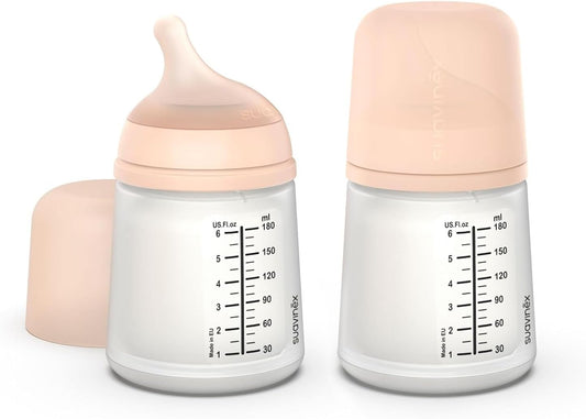 SUAVINEX ZERO ZERO 180ml x2 palack Állítható Áramlás (A) O