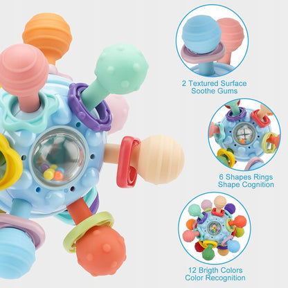 VORENUS Spinning Ball minge senzorială pentru dentiție 11 cm