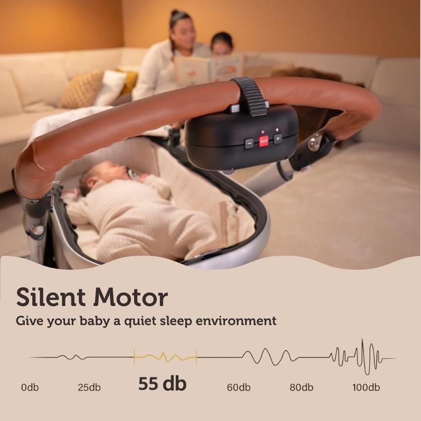 ZAZU Baby Rocker bujak do wózków kołysanka Cry Sensor