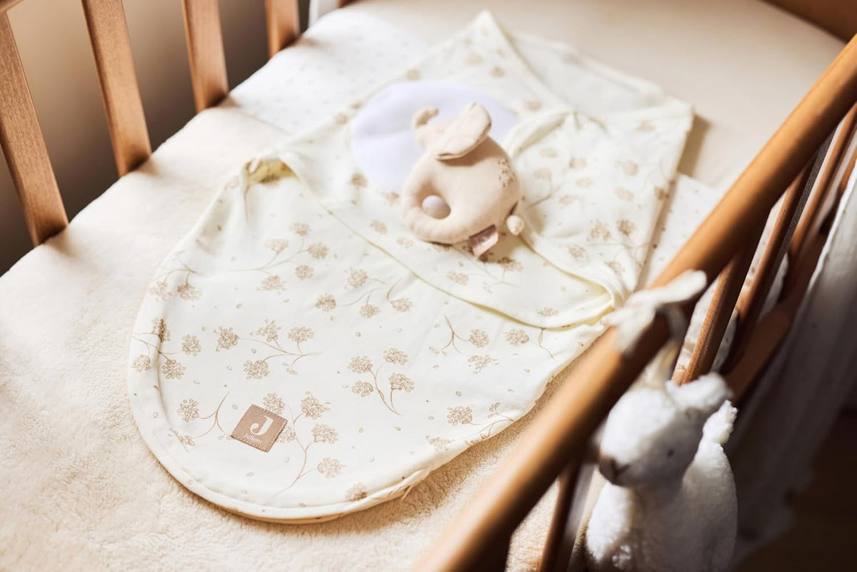 JOLLEIN Basic Jersey/Sherpa blanket 75x100 cm Oatmeal