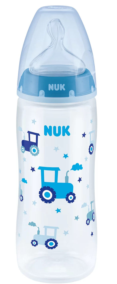 NUK First Choice+ 0-6 μ. ΜΠΟΥΚΑΛΙ 300 ml ένδειξη θερμοκρασίας
