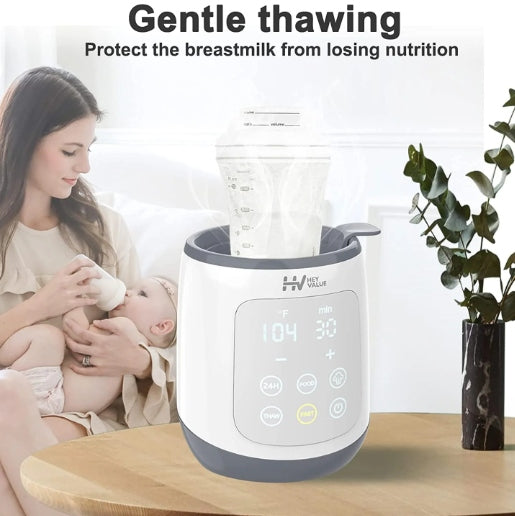 HEY VALUE 5-in-1 sterilisator en flessen- en potverwarmer