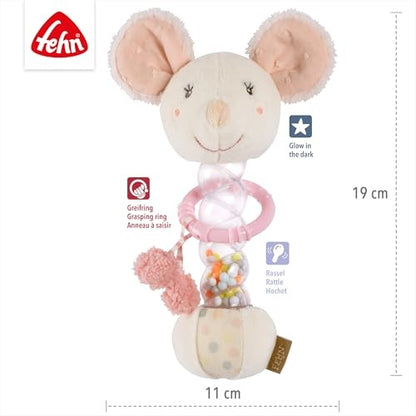 Fehn feehnLAND egér esőcsörgő, 19cm, 0m+