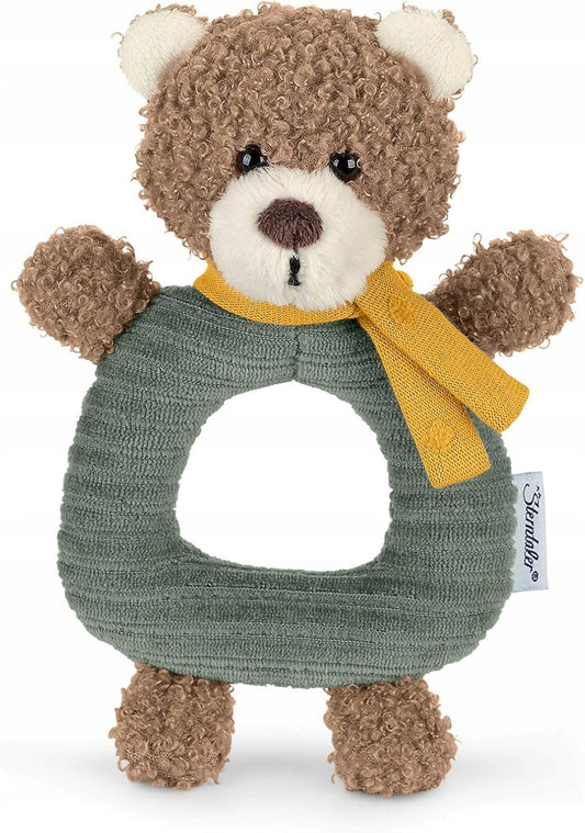 STERNTALER bawełniany chwytak z grzechotką MIŚ BEN 17 cm