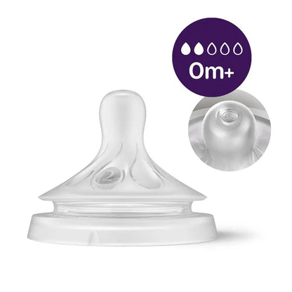 PHILIPS AVENT Natural Response sklenená fľaša 120 ml 0+ cumlík 2