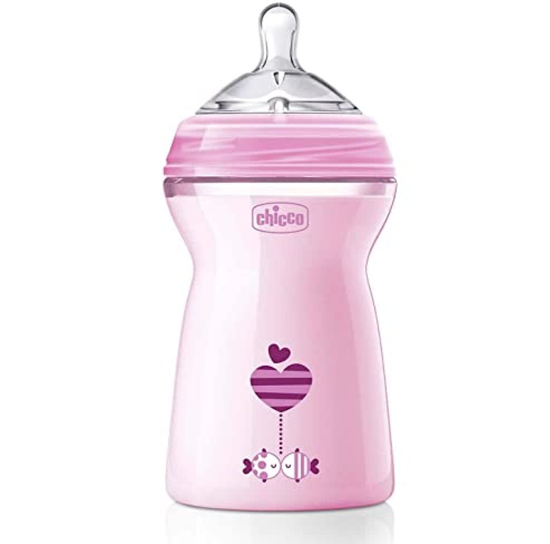 CHICCO NaturalFeeling Flasche 330 ml 6 M+ schneller Durchfluss