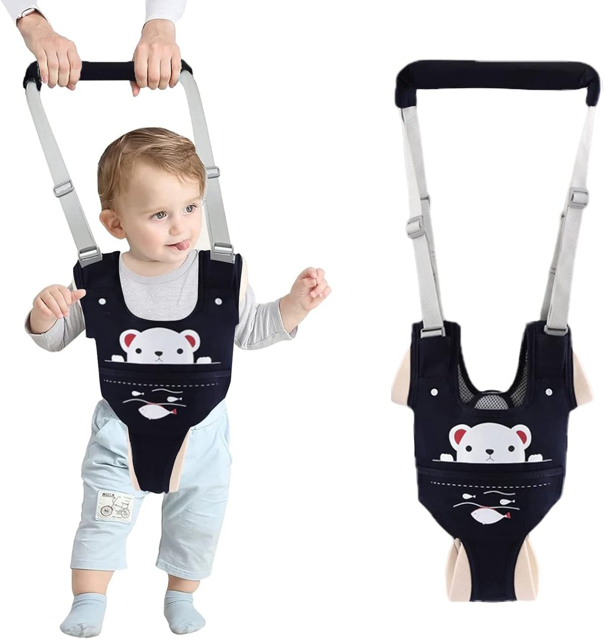 IULONEE arnés de seguridad ayuda para aprender a caminar OSITO 9-24 m