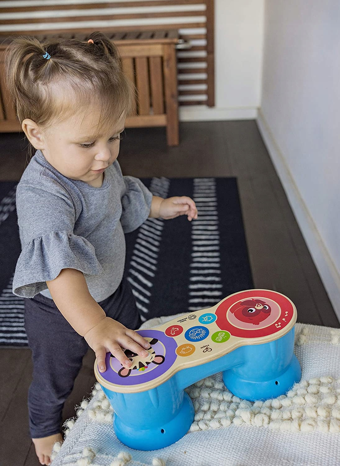 HAPE Magic Touch wooden TOUCH BONGO